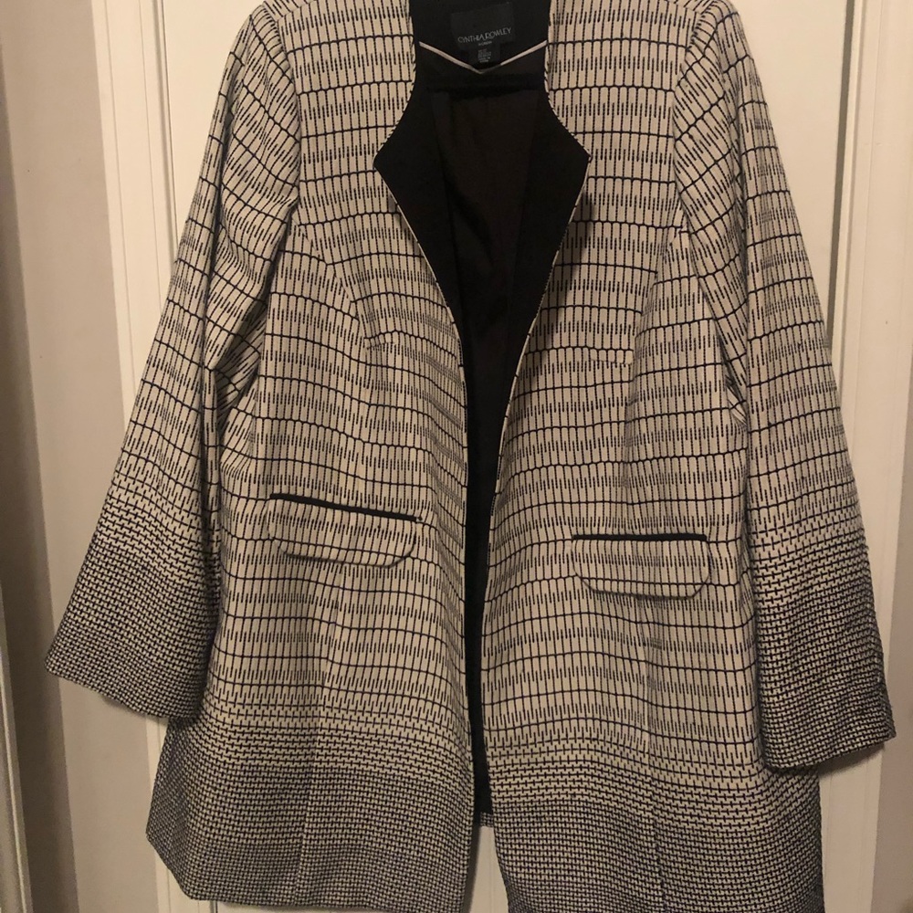 Cynthia Rowley Tweed Long Coat/ Blazer